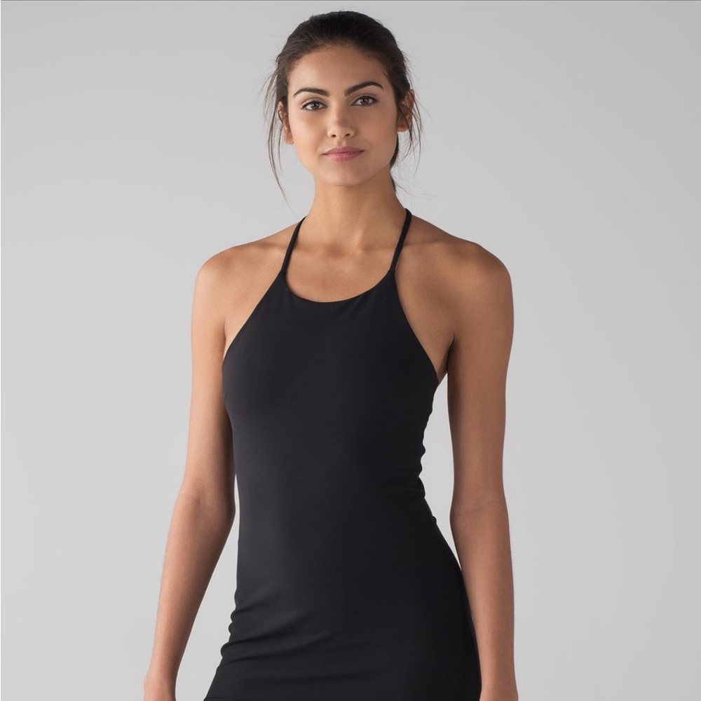 Lululemon black Sun Setter Y tank